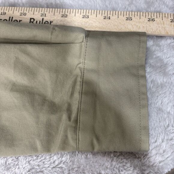 TravelSmith Vintage Khaki Utility Jacket Trench Coat Chore Coat XL Style 8728 - Picture 10 of 10